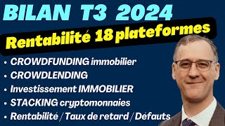 Crowdfunding IMMOBILIER  Crowdlending  Stacking CRYPTOS  rentabilité réelle crowdlending [upl. by Elirpa]