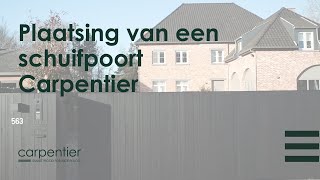 Plaatsing van een schuifpoort  Klantgetuigenis [upl. by Llatsyrc]