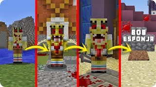 BOB ESPONJAEXE VS LA VIDA EN MINECRAFT  SI EL CICLO DE VIDA EXISTIESE EN MINECRAFT [upl. by Yci]