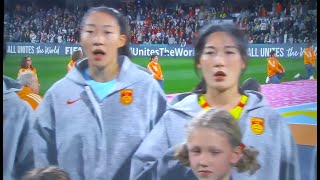 China National Anthem at FIFA Womens World Cup 2023 [upl. by Glennon]