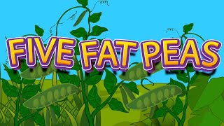 Five Fat Peas Nursery Rhyme [upl. by Fokos]