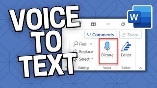 How to Use Voice to Text in Microsoft Word Mobile [upl. by Nivat]