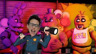 TRABALHANDO DE GUARDA NOTURNO NA PIZZARIA DOS ANIMATRONICS [upl. by Flannery]