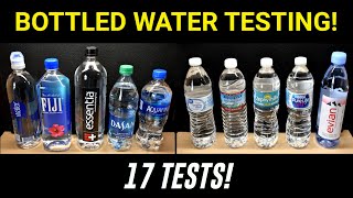 Testing 10 Popular Bottled Drinking Water Brands  See How They Compare [upl. by Joses906]