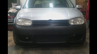 MK4 GTI Duraflex Front Bumper Install [upl. by Felecia312]