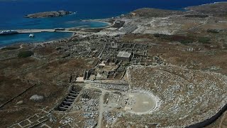 Ancient Greek sanctuary slowly sinks as Mediterranean sea level rises  AFP [upl. by Ecirum]