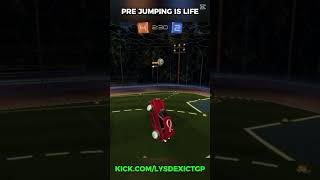 PRE JUMPING TO SAVE THE PLAY 😱 rocketleague rocketleaguefreestyle [upl. by Notsecnirp452]