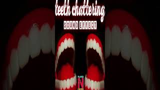 Teeth Chattering Sound Effect  Funny Comedy Teeth Chatter Sounds For Edits shorts [upl. by Ecnirp]