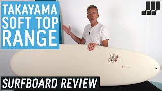 Takayama Soft Top Range Surfboards Review [upl. by Bernj]