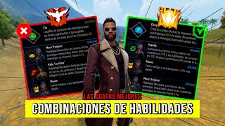 LAS MEJORES COMBINACIONES DE HABILIDADES PARA FREE FIRE [upl. by Edobalo]