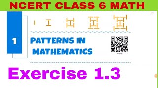 NCERT class 6 maths exercise 13 chapter 1 Patterns in Mathematics Ganita Prakash [upl. by Omari285]