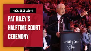 Pat Rileys Official Court Dedication Ceremony At Kaseya Center  October 23 2024 [upl. by Palma]