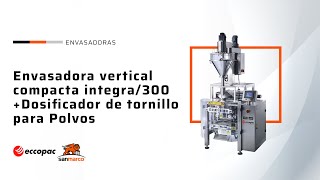 Envasadora vertical para productos en polvo  Eccopac [upl. by Ahsatal80]