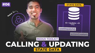 Redux Toolkit 6 Access the state data with useDispatch amp action creators ❤️‍🔥 [upl. by Anayia390]