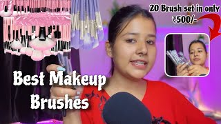 Best Makeup Brushes You Should Buy  Makeup Brushes Under ₹1000  akankshagupta [upl. by Goldshell]