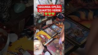 SEGUNDA OPÇÃO QUARTZO VERDE 💚 tarot amor baralhocigano horoscopo leituradetarot prosperidade [upl. by Pharaoh]