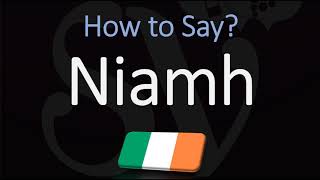 How to Pronounce Niamh CORRECTLY Irish Names Pronunciation [upl. by Assenaj111]