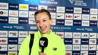 Femke Bol Wins Womens 400m Hurdles Title At Diamond League Brussels 2024 [upl. by Aleuname]