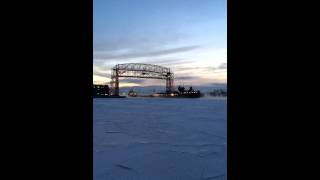 Ship going under the Aerial Lift Bridge [upl. by Toland893]