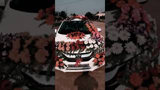 Car decoration design decoration deco car wedding due funnyvideo funny shorts youtube song [upl. by Plumbo]