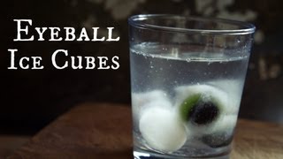 How to Make Halloween Eyeball Ice Cubes  Whatcha Eating 110 [upl. by Parik]