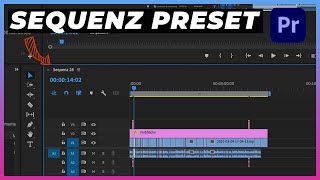 Eigenes Sequenz Preset Erstellen In Premiere Pro CC Tutorial auf deutsch [upl. by Harle615]