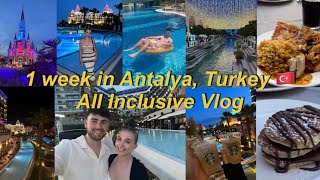 1 Week in Antalya Turkey Vlog  Aska Lara Resort amp Spa  All inclusive Vlog Land of Legends [upl. by Cardew]