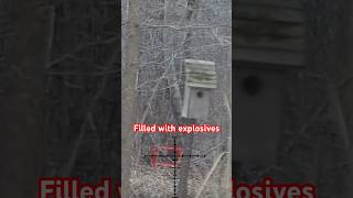 Explosives vs microwave youtubeshorts gun ammo viral fire [upl. by Harry]