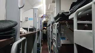 Mangala Express 3E Economy Coach inside Vlog  3rd AC Economy Coach [upl. by Onin]