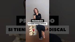 PROHIBIDO SI TIENES HERNIA DISCAL [upl. by Ambie]