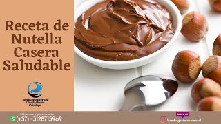 RECETA DE NUTELLA CASERA SALUDABLE [upl. by Crabb998]