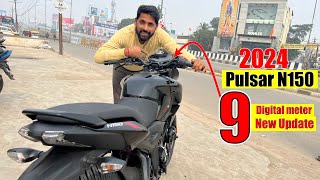 New Bajaj Pulsar N150 2024 model Bluetooth Digital Meter Launch Price Mileage Features Full Review [upl. by Asatan]