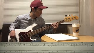 Herbie Hancock  Chameleon Bassline Cover With Tab [upl. by Bekaj]