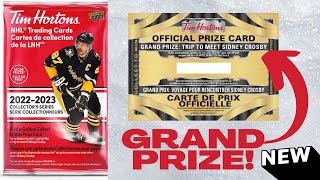 Upper Deck Tim Hortons 2223 Hockey Cards 100 Pack Box Opening [upl. by Orenid]