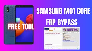 samsung M01 core FRP Bypass  WITH FREE TOOL [upl. by Yukio]