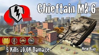 Chieftain Mk6  5 Kills 100K Damage  WoT Blitz Replays [upl. by Naillij424]