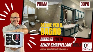 Resine per il bagno come rinnovare le tue vecchie piastrelle in modo semplice [upl. by Eesdnil]