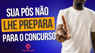 A sua pósgraduação não lhe prepara para o concurso docente [upl. by Ester409]