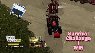 Fs 22 Survival Challange Competting against Daggerwin amp ChainSaw100 Ep 75 [upl. by Innos]