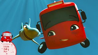 Buster In The Ocean  Red Buster  Bus Cartoon  Fun Kids Cartoon Video [upl. by Lleznod]