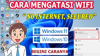 Cara Memperbaiki “No Internet Secured” di Windows 10 amp 11 [upl. by Yt49]