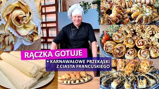 Rączka gotuje karnawałowe przekąski z ciasta francuskiego [upl. by Isman127]