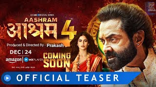 Aashram season 4 Official Trailer I AmazonMX Player I Bobby Deol I ashram season 4 ott release date [upl. by Abisia]