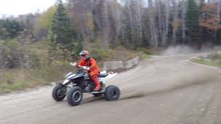 LTR450 Ripping Around Raw video Pure Sound [upl. by Elleirda363]