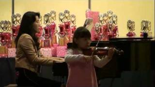 布拉格全國音樂大賽小提琴幼童組第一名Rieding Violin Concerto in B minorOp35 [upl. by Raye129]