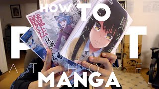 How to Print and Bind Manga Book or Comic at Home on your Own Printer  Manga Printing Tutorial [upl. by Littlejohn110]