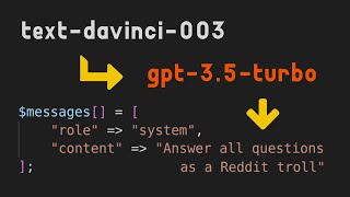 I enabled ChatGPT API in my PHP Chatbot and told it to act like a Reddit troll [upl. by Duax765]