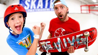 My Son BEAT ME IN SKATE [upl. by Eenej]