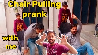 Chair pulling prank with me  Yeh mere sath acha nhi huwa  Ch Tabraiz [upl. by Esoranna]