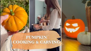 Cosy fall days in October 🎃 Pumpkin patch carving and Practical Magic  Slow Living Vlog [upl. by Staci]